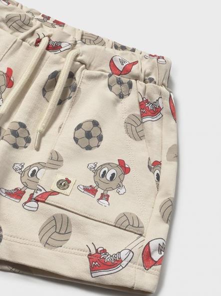 Mayoral Bermuda Felpa Mix 26-01218-061 Crema [3]