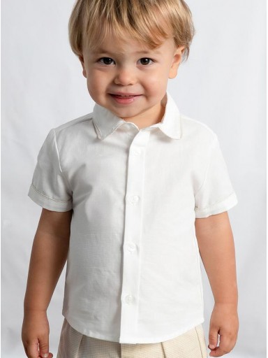 Mayoral Conjunto Bermuda Lino Suiting 26-01225-092 Avena Cuad [2]