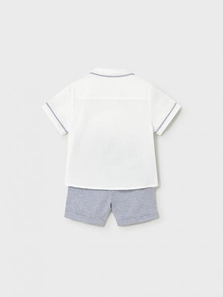 Mayoral Conjunto Bermuda Lino Suiting 26-01225-093 Capri Cuad [4]