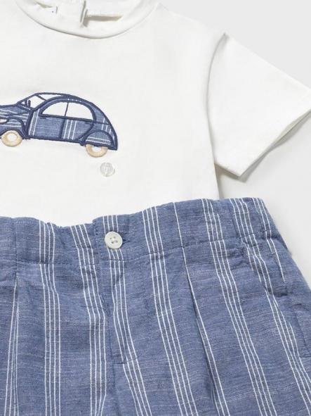 Mayoral Conjunto Bermuda Lino Aplique 26-01227-096 Capri [3]