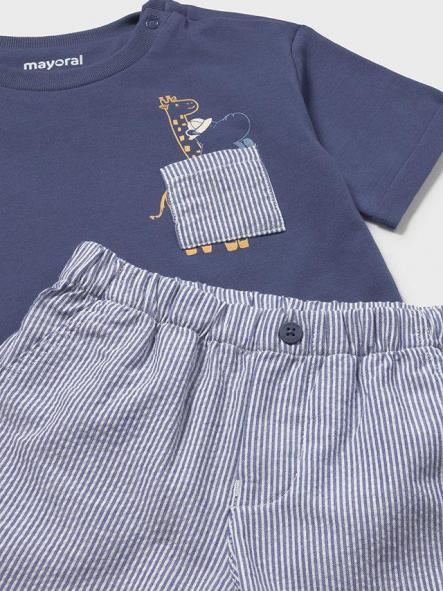 Mayoral Conjunto bermuda Seersucker 26-01228-067 Capri [2]