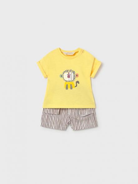 Mayoral Conjunto Pantalón Corto 26-01284-052 Mostaza [1]