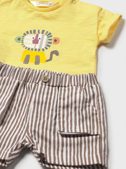 Mayoral Conjunto Pantalón Corto 26-01284-052 Mostaza [3]