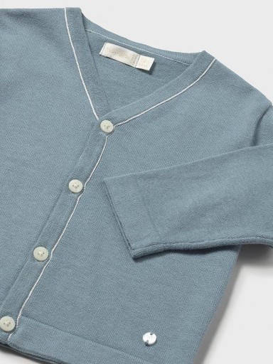 Mayoral Cardigan Tricot cuello Pico 26-01310-075 Jade [3]