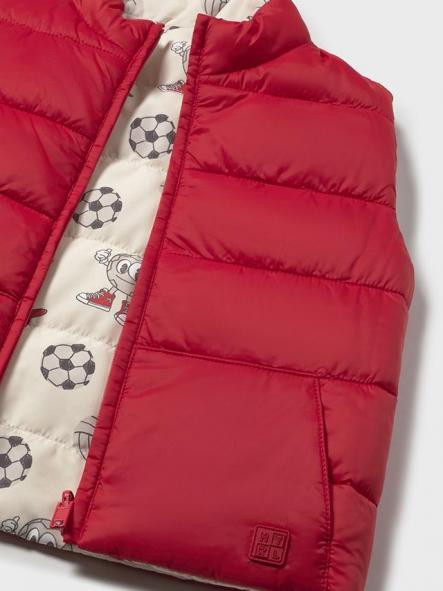 Mayoral  Chaleco Reversible 26-01313-084 Tomate [3]