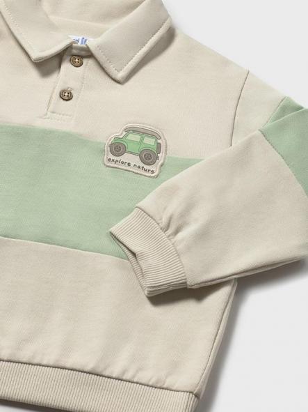 Mayoral Pullover Cuello Polo 26-01401-088 Cañamo   [2]