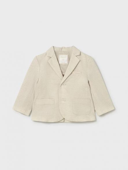 Mayoral Chaqueta Lino Suiting 26-01404-024 Avena Cuad [1]