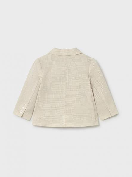 Mayoral Chaqueta Lino Suiting 26-01404-024 Avena Cuad [2]