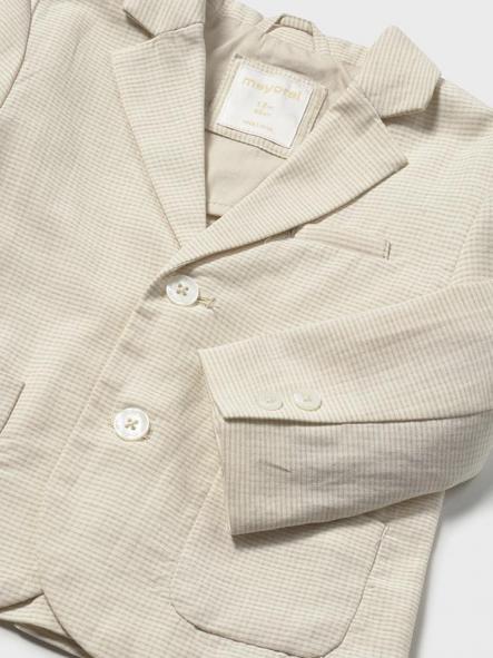 Mayoral Chaqueta Lino Suiting 26-01404-024 Avena Cuad [3]