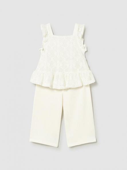 Mayoral Conjunto Pantalon Largo Estructura 26-01515-026 Crudo [3]