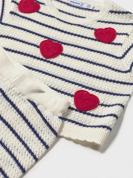 Mayoral Conjunto Pantalón Tricot 26-01516-026 Crudo [3]