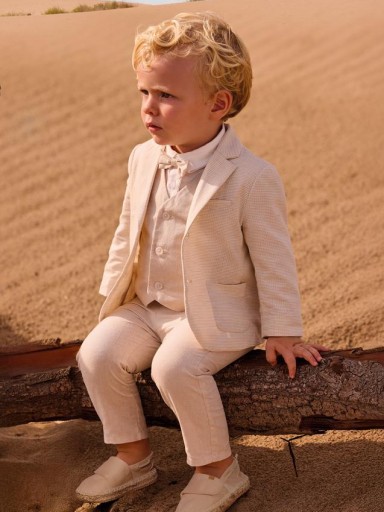 Mayoral Pantalon Lino Suiting 26-01517-050  Avena Mez