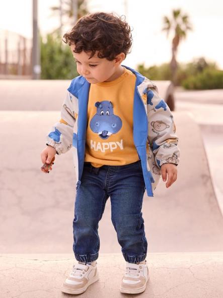 Mayoral Pantalon Soft denim Jogger 26-01520-067 Oscuro [1]