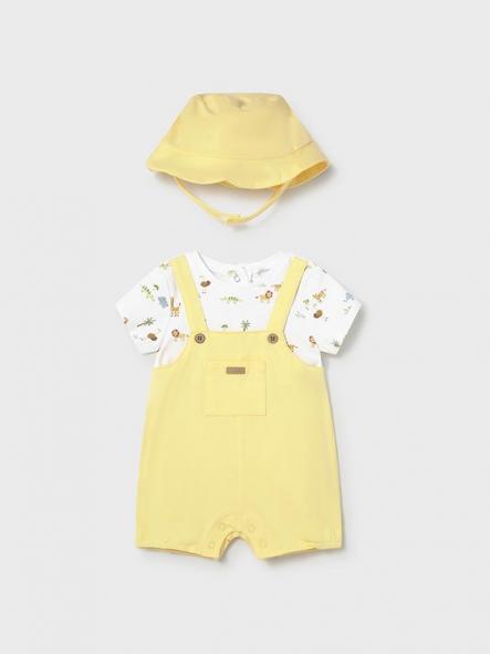 Mayoral Pelele Peto y Gorro 26-01607-011 Sunny [0]