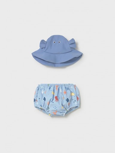 Mayoral Conjunto Bañador Pañal y Gorro 26-01618-029 Velero [0]