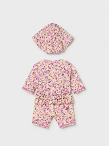Mayoral Conjunto Baño Pelele con Gorro 26-01620-039 Rosa [1]