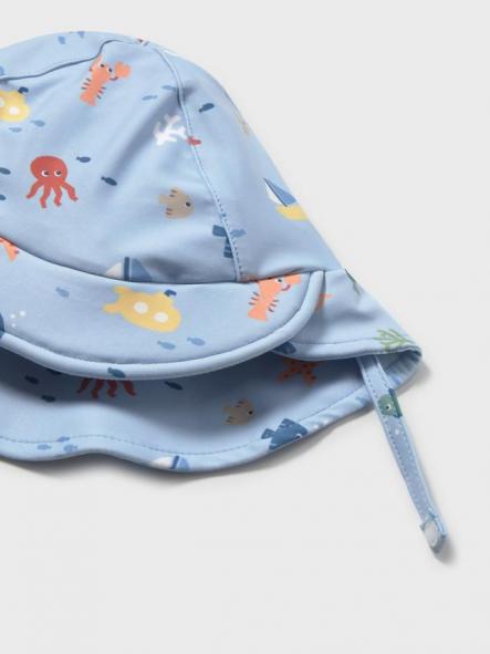 Mayoral Conjunto Baño Pelele con Gorro 26-01620-040 Azul [3]