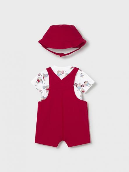 Mayoral Conjunto Peto y Gorro Punto 26-01624-053 Rojo [1]