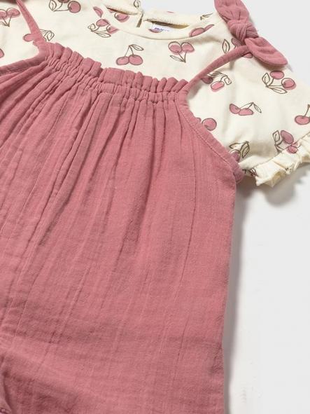 Mayoral Conjunto Peto Camiseta 26-01656-018 Blush [2]