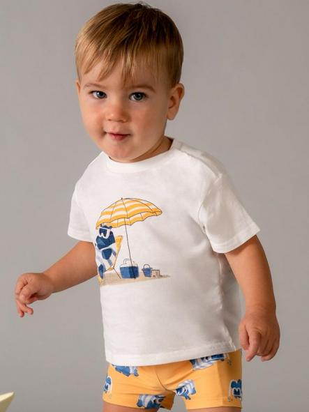 Mayoral Conjunto Baño Camiseta 26-01661-076 Peach [2]