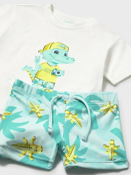 Mayoral Conjunto Baño Camiseta 26-01661-077 Aguamarina [3]