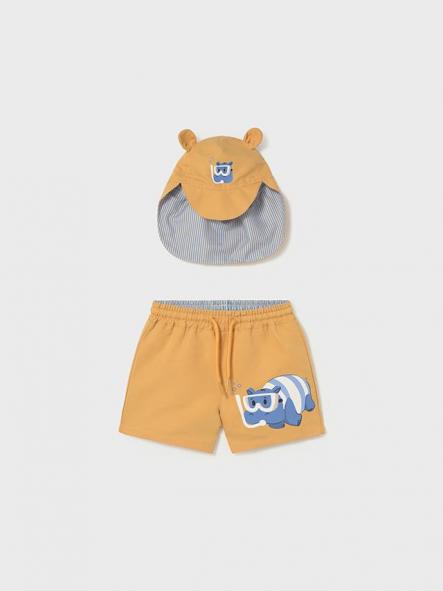 Mayoral Conjunto Bañador- gorro Orejas 26-01662-019 Peach