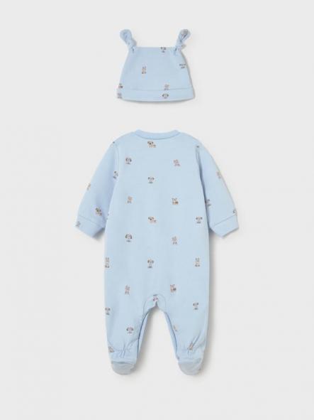 Mayoral Pelele Largo Con Gorro 26-01718-069 Cielo [1]