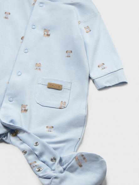 Mayoral Pelele Largo Con Gorro 26-01718-069 Cielo [2]