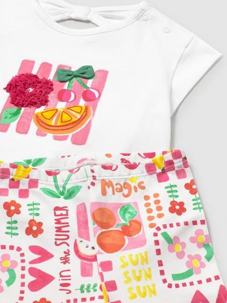 Mayoral Conjunto Leggins 3 piezas 26-01752-010 Hibisco [3]