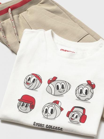 Mayoral Chandal 3 Piezas Camiseta 26-01831-061 Tomate [3]