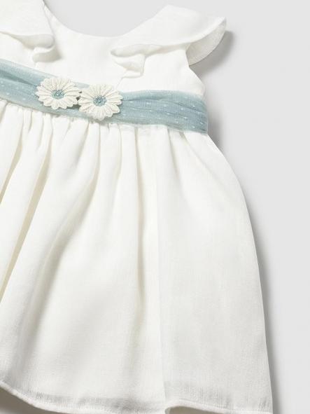 Mayoral Vestido Fajin Tul 26-01903-042 Crudo [3]