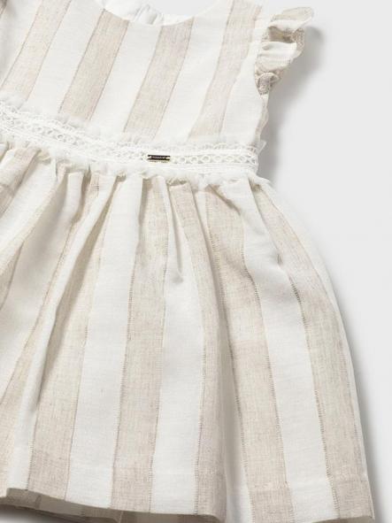 Mayoral Vestido Rayas Fajin 26-01904-069 Avellana [3]