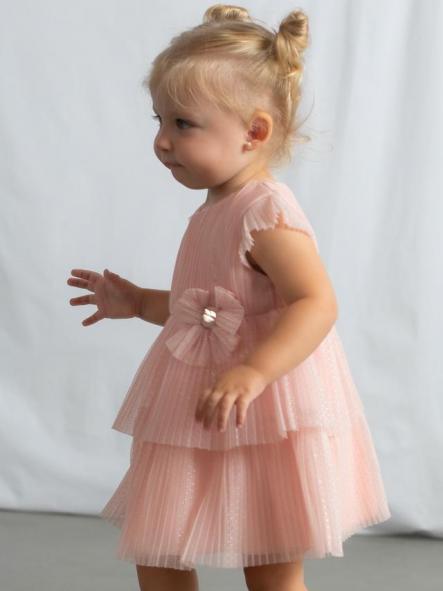 Mayoral Vestido Tul Plisado 26-01908-037 Blossom [1]
