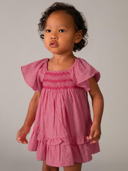 Mayoral Vestido Plumeti 26-01912-041 Geranio