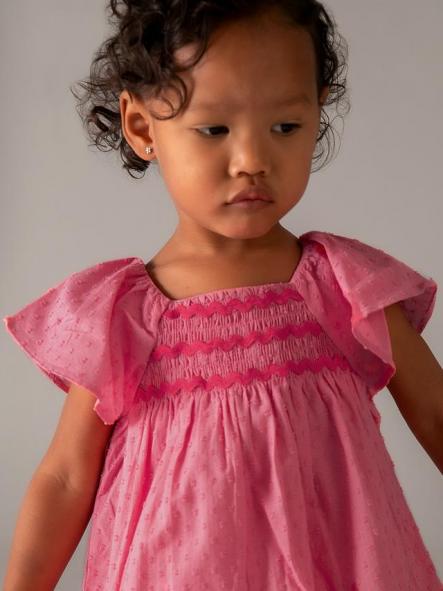 Mayoral Vestido Plumeti 26-01912-041 Geranio [1]