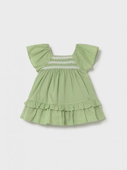 Mayoral Vestido Plumeti 26-01912-042 Basil [2]