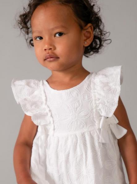 Mayoral Vestido Bordado 26-01915-056 Blanco [1]