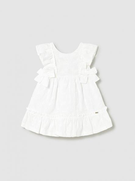 Mayoral Vestido Bordado 26-01915-056 Blanco [3]