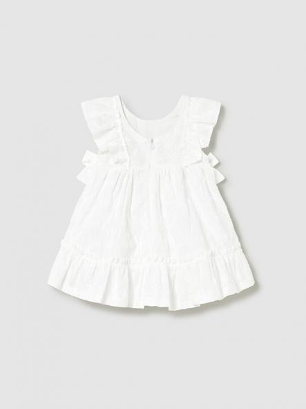 Mayoral Vestido Bordado 26-01915-056 Blanco [4]