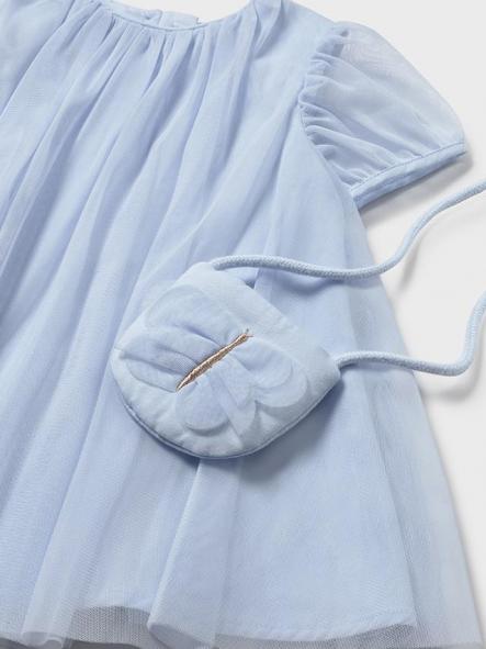 Mayoral Vestido Tul con Bolso 26-01917-045 Cielo [2]