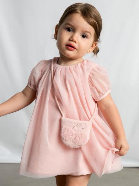 Mayoral Vestido Tul con Bolso 26-01917-46 Peonia