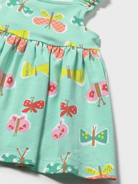 Mayoral Vestido Estampado con Braguita 26-01927-058 Turquesa [2]