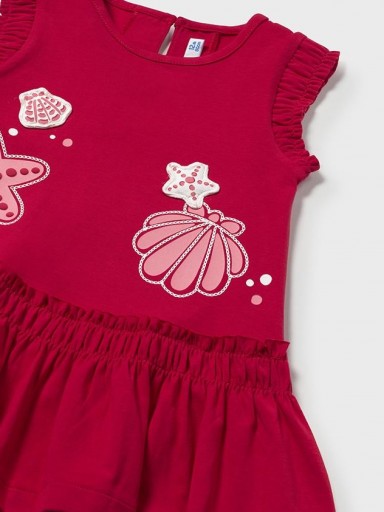 Mayoral Vestido Serigrafiado 26-01929-063 Rojo [2]