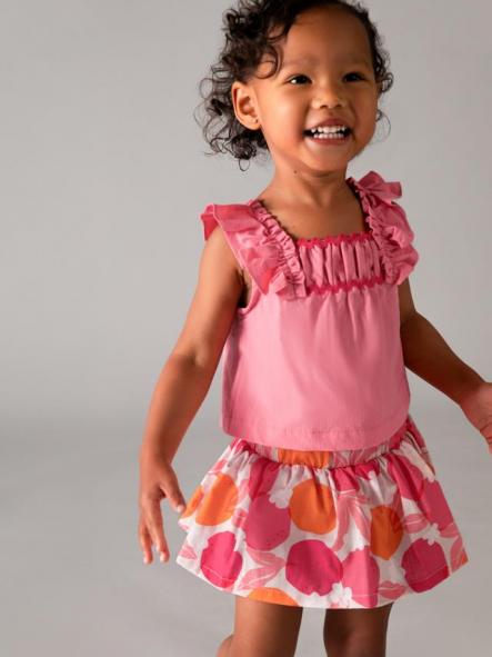 Mayoral Conjunto Falda Estampada 26-01932-074 Geranio