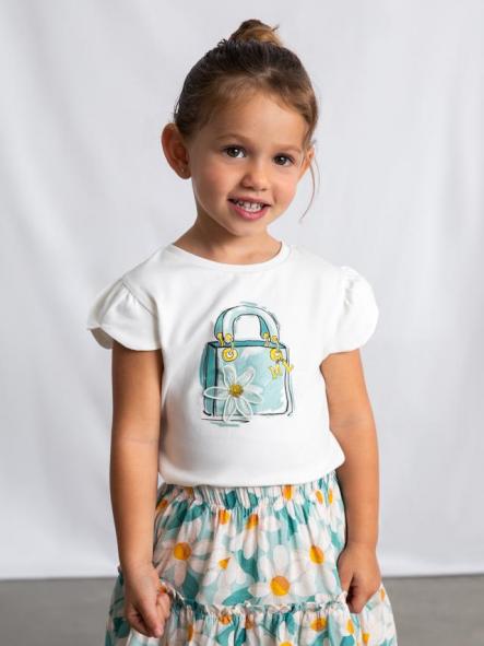 Mayoral Camiseta m/c  26-03002-052 Crd-Lago