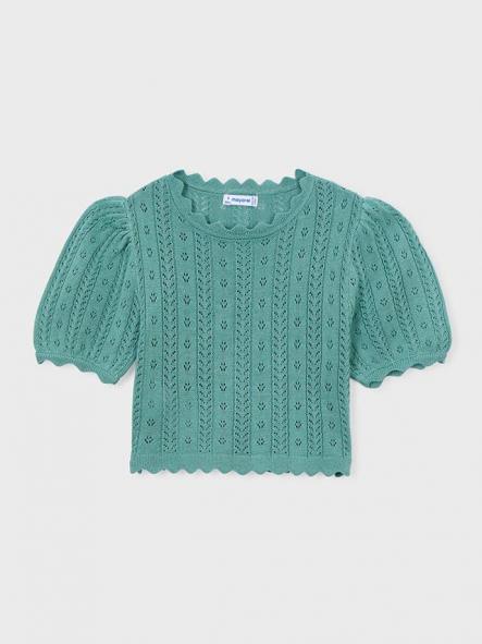 Mayoral Camiseta m/c  Tricot 26-03003-057 Menta