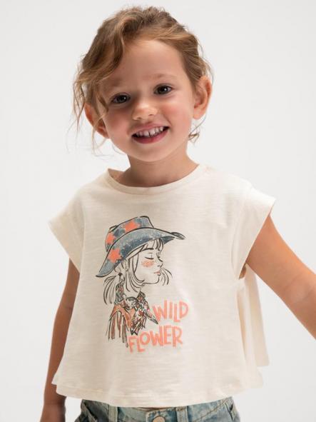 Mayoral Camiseta M/C 26-03006-067 Hueso