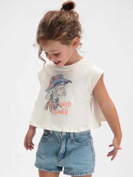 Mayoral Camiseta M/C 26-03006-067 Hueso [2]