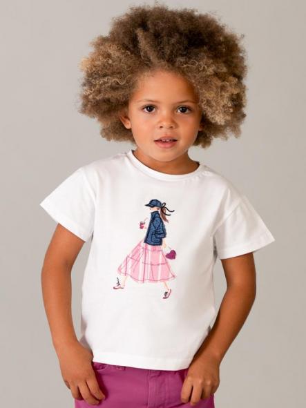 Mayoral Camiseta M/C 26-03011-077 Blanco