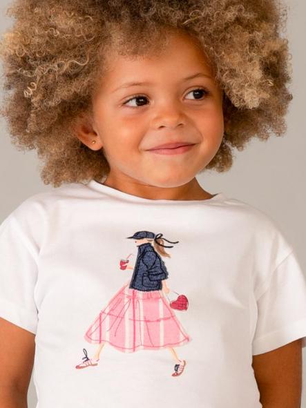 Mayoral Camiseta M/C 26-03011-077 Blanco [1]